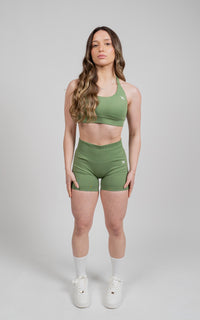 Sculpt Seamless Shorts - Verde Oliva