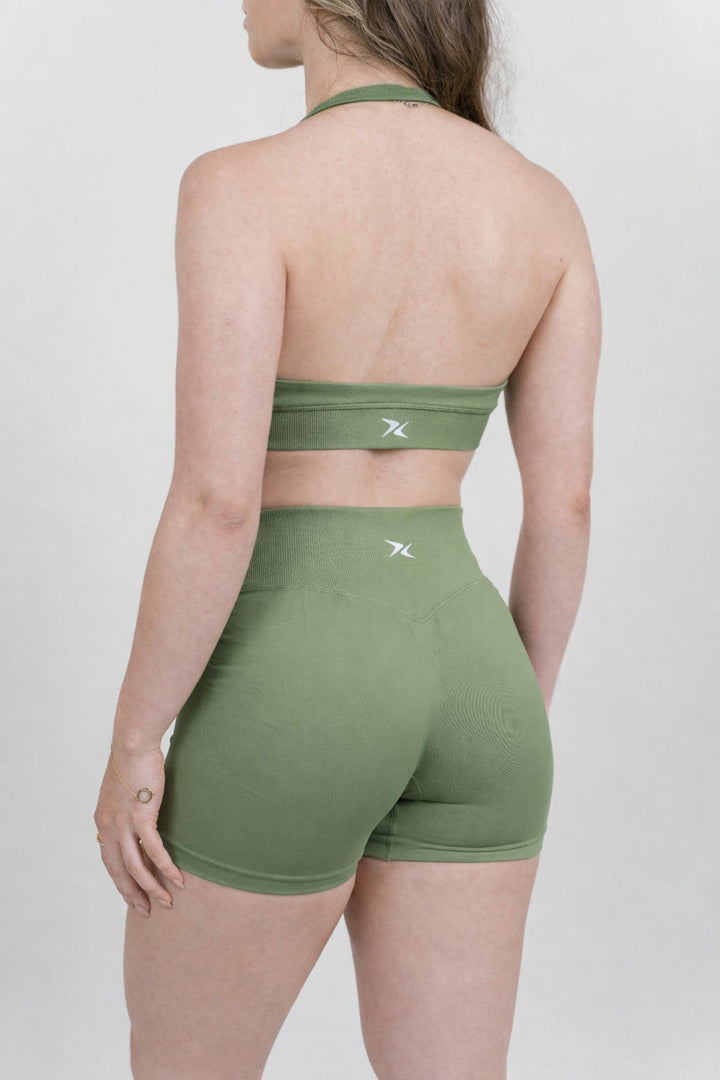 Sculpt Seamless Shorts - Verde Oliva