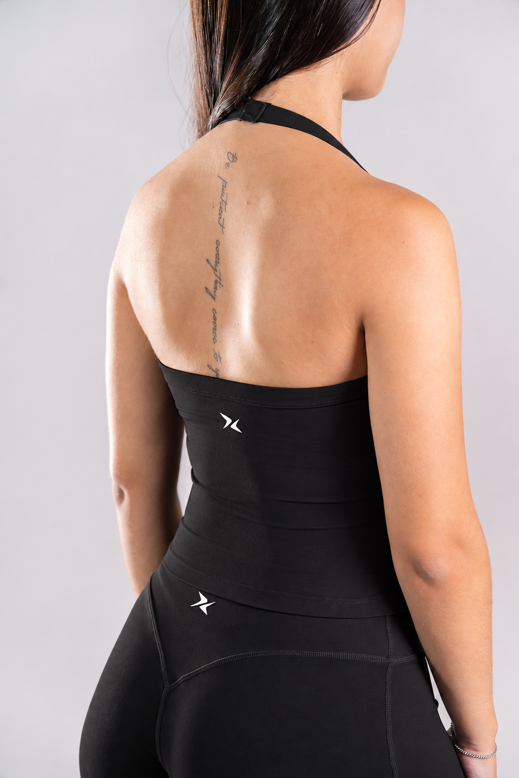 Flex Halter Top - Preto