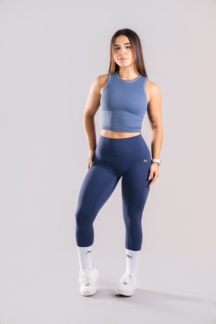 Flex Rib Top - Azul