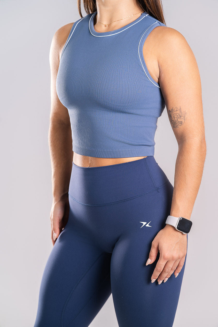 Flex Rib Top - Azul