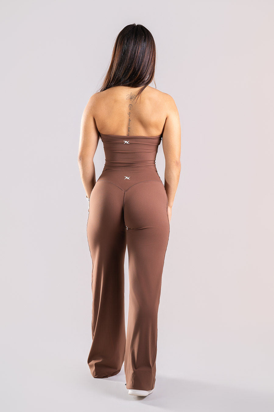 Flex Halter Top - Marrom
